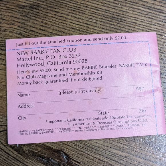 Vintage 1970 Living Barbie And Living Skipper Fashion Book Catalog - Picture 5 of 5